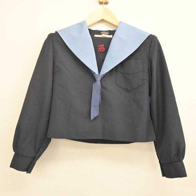 【中古】大阪府 宮山台中学校 女子制服 3点 (セーラー服・スカート) sf070382