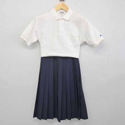 【中古】大阪府 宮山台中学校 女子制服 2点 (シャツ・スカート) sf070383