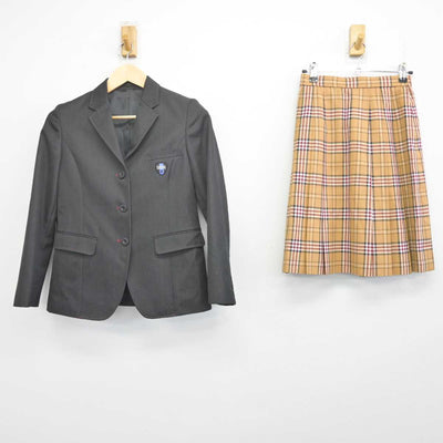 【中古】大阪府 関西大学北陽高等学校・中学校 女子制服 3点 (ブレザー・スカート) sf070389