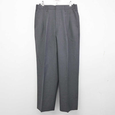 【中古】大阪府 西寝屋川高等学校 男子制服 3点 (ニットベスト・シャツ・ズボン) sf070391