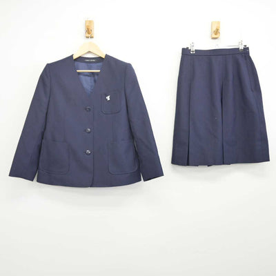 【中古】神奈川県 富岡中学校 女子制服 3点 (ブレザー・スカート) sf070395