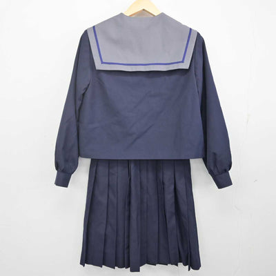 【中古】富山県 小杉南中学校 女子制服 3点 (セーラー服・スカート) sf070396