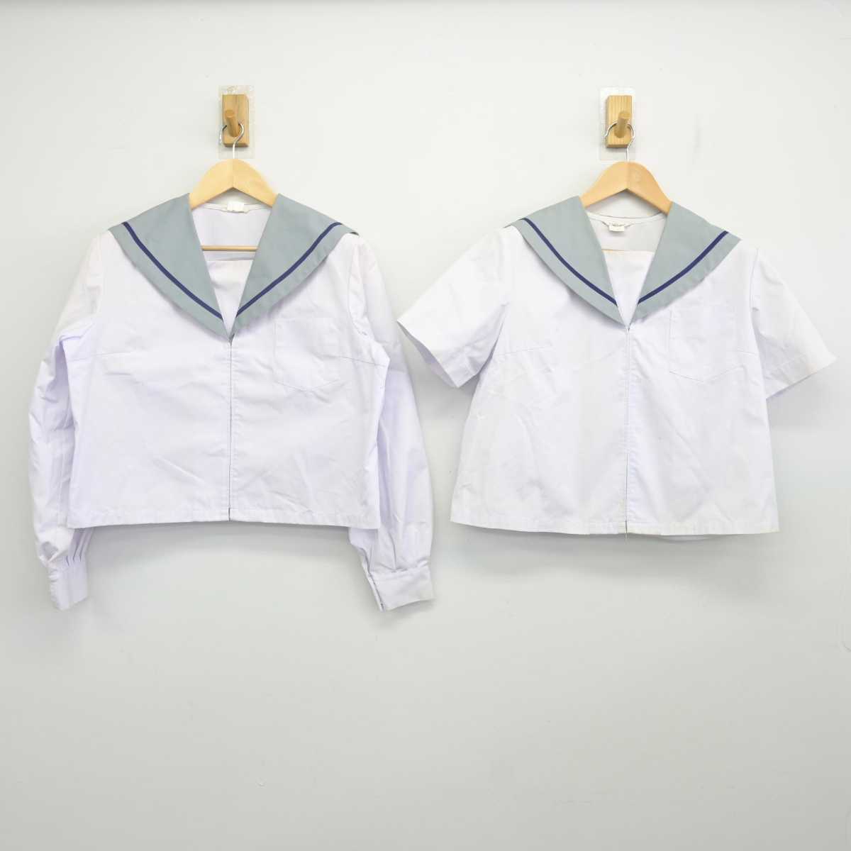 【中古】富山県 小杉南中学校 女子制服 2点 (セーラー服・セーラー服) sf070398