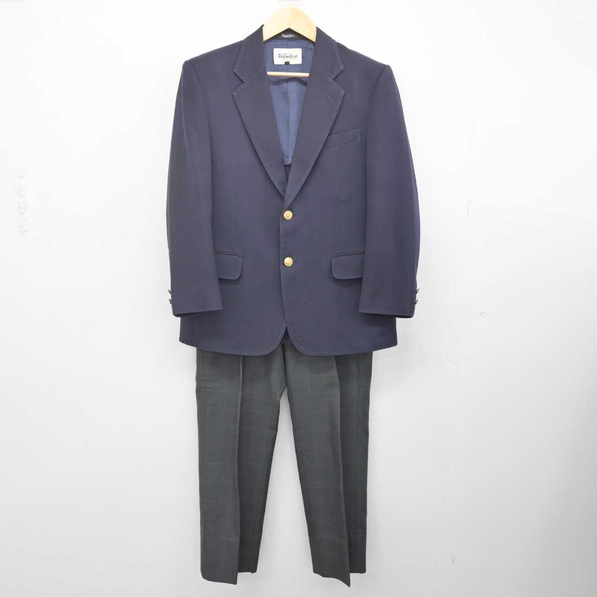 【中古】東京都 清泉中学校 男子制服 3点 (ブレザー・ズボン) sf070399