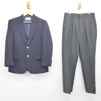 【中古】東京都 清泉中学校 男子制服 3点 (ブレザー・ズボン) sf070399