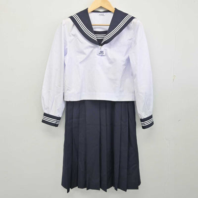 【中古】茨城県 水海道中学校 女子制服 2点 (セーラー服・スカート) sf070406