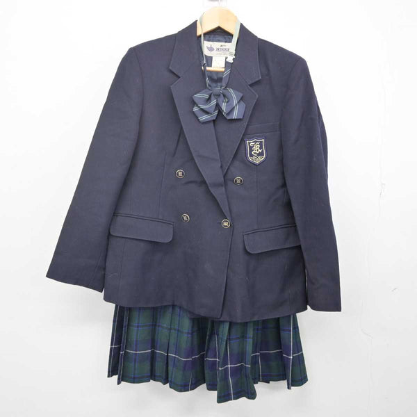 中古】東京都 共栄学園中学高等学校 女子制服 4点 (ブレザー