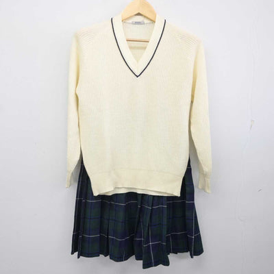 【中古】東京都 共栄学園中学高等学校 女子制服 4点 (ブレザー・ニット・スカート) sf070409