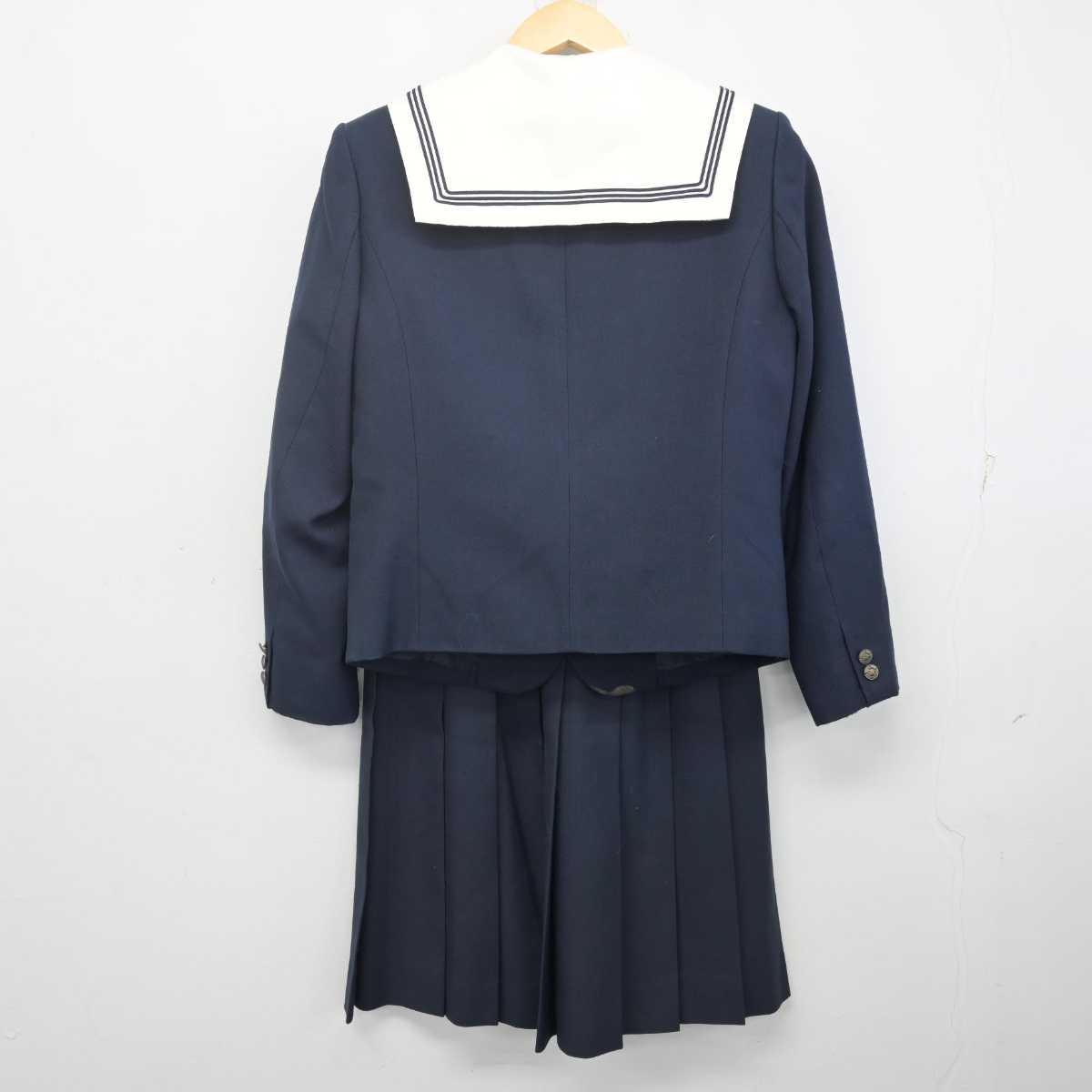 【中古】静岡県 磐田北高等学校 女子制服 3点 (ブレザー・セーラー服・スカート) sf070426