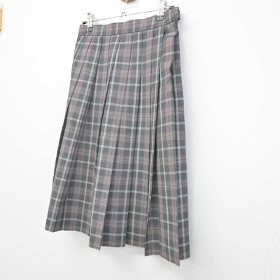 【中古】静岡県 日本大学三島高等学校・中学校/旧制服 女子制服 1点 (スカート) sf070430