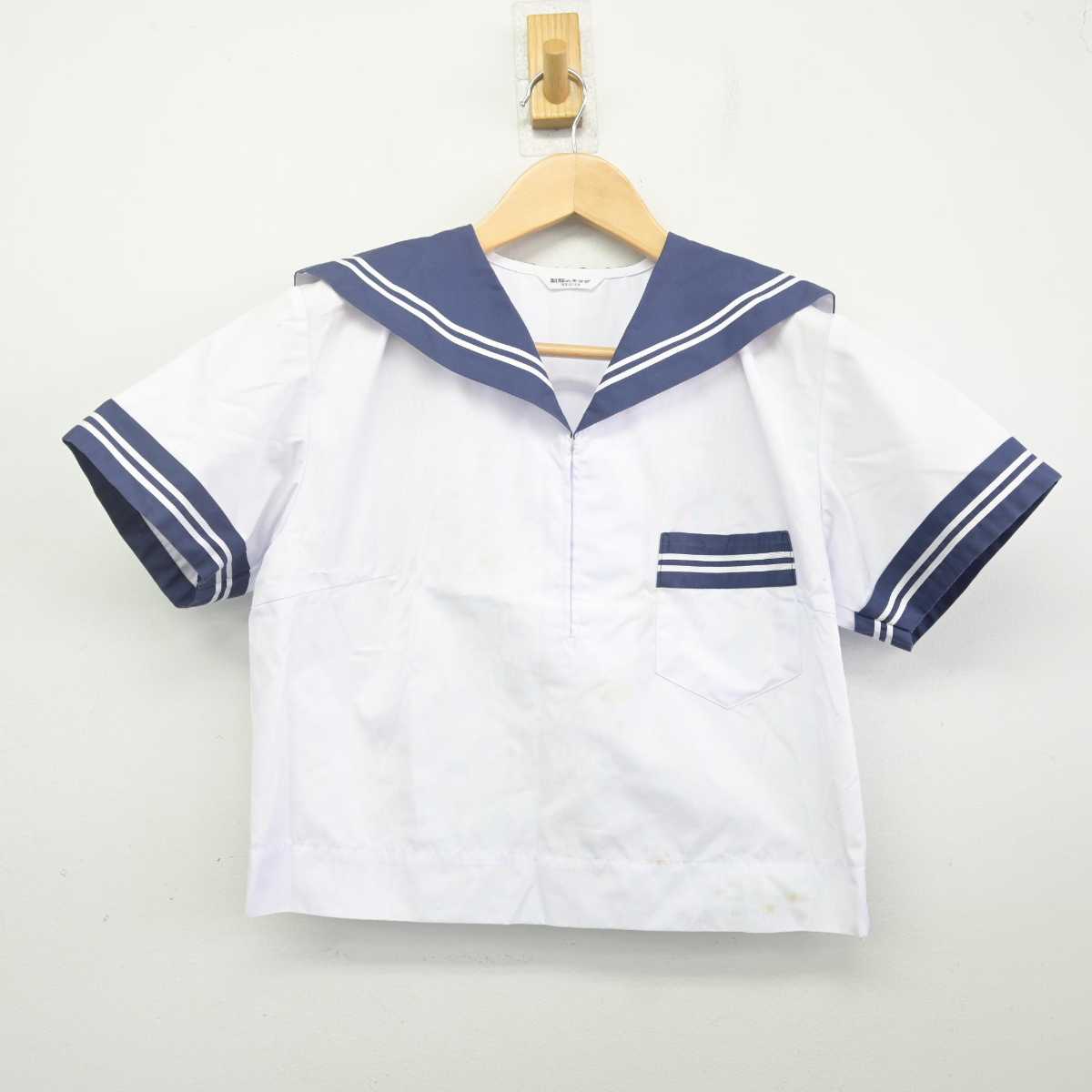 【中古】大阪府 北豊島中学校 女子制服 1点 (セーラー服) sf070441