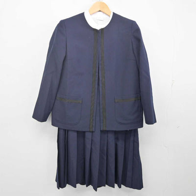 【中古】東京都 小岩第三中学校 女子制服 3点 (ブレザー・シャツ・ジャンパースカート) sf070442