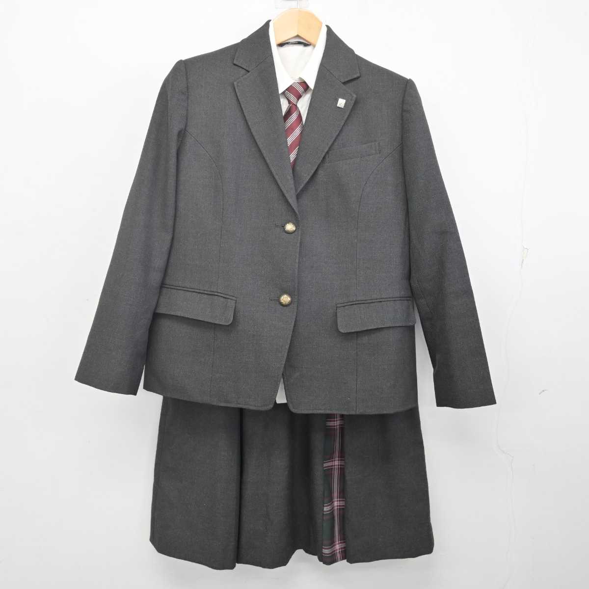 【中古】埼玉県 昌平高等学校 女子制服 5点 (ブレザー・シャツ・スカート) sf070446