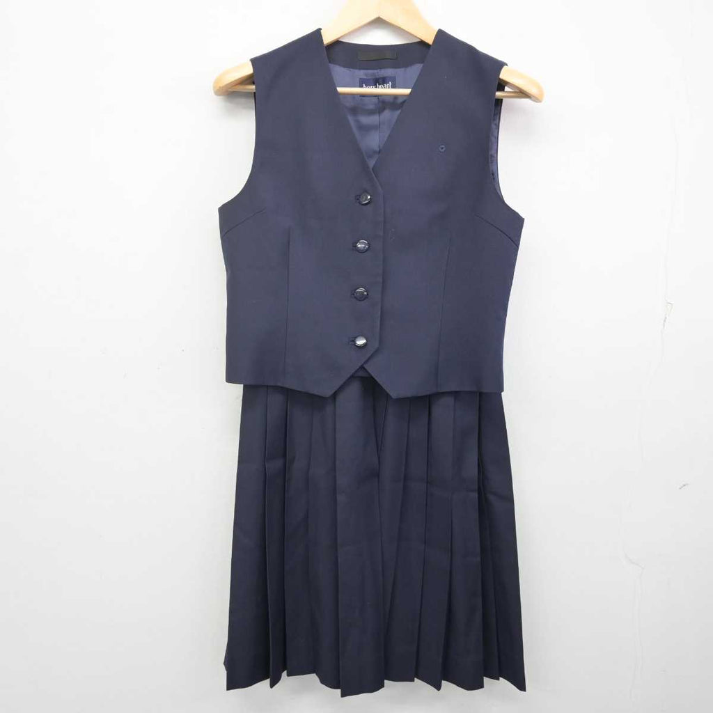 【中古】千葉県 船橋市立船橋高等学校 女子制服 2点 (ベスト・スカート) sf070454 | 中古制服通販パレイド