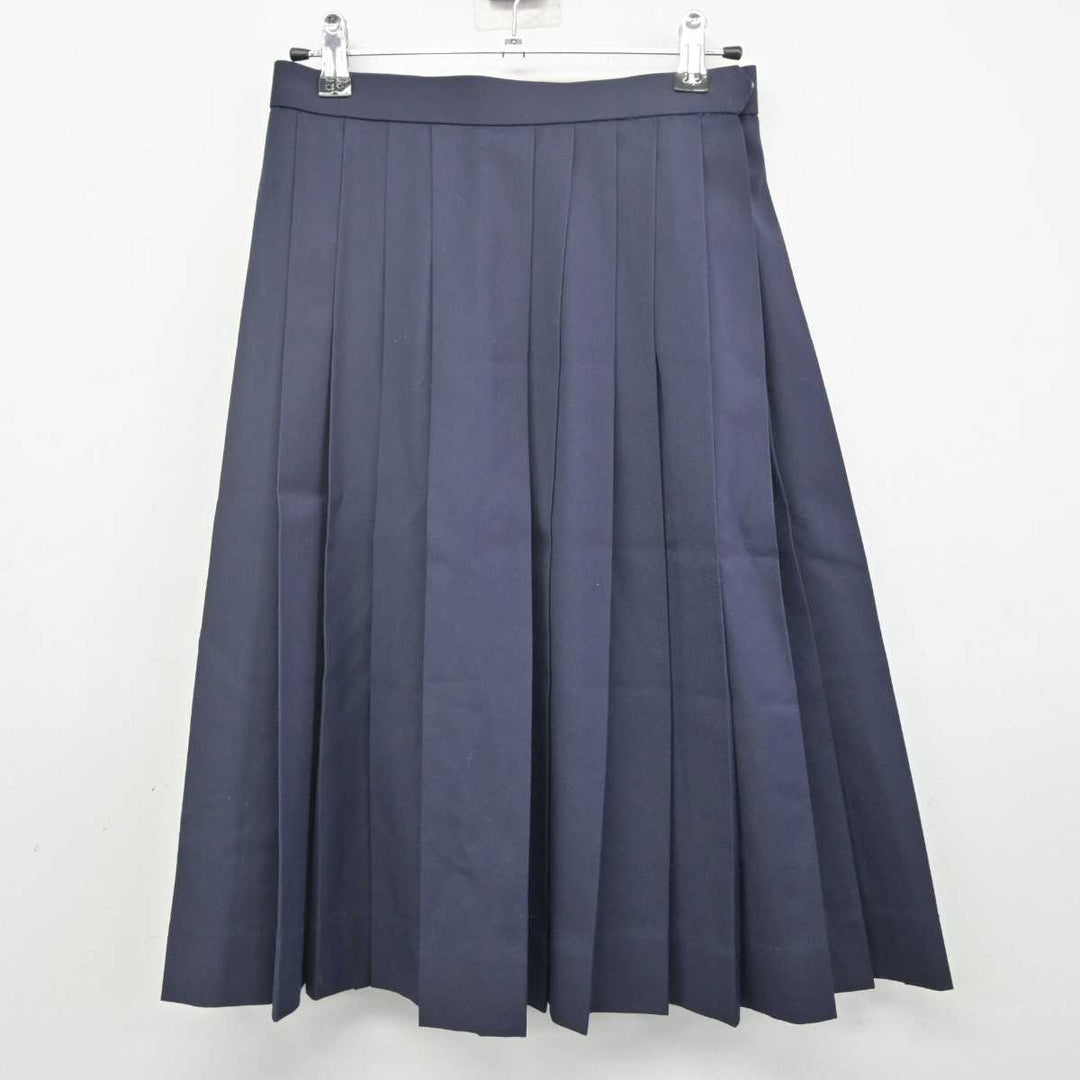 中古】千葉県 船橋市立船橋高等学校 女子制服 2点 (ベスト・スカート) sf070454 | 中古制服通販パレイド