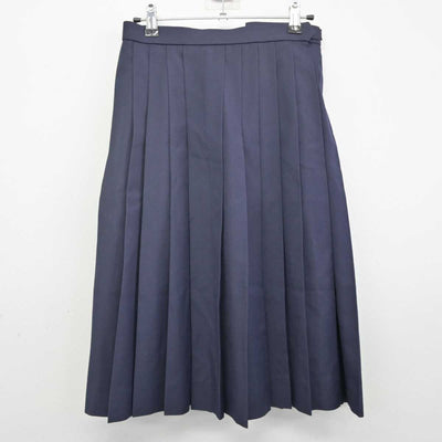 【中古】千葉県 船橋市立船橋高等学校 女子制服 2点 (ベスト・スカート) sf070455