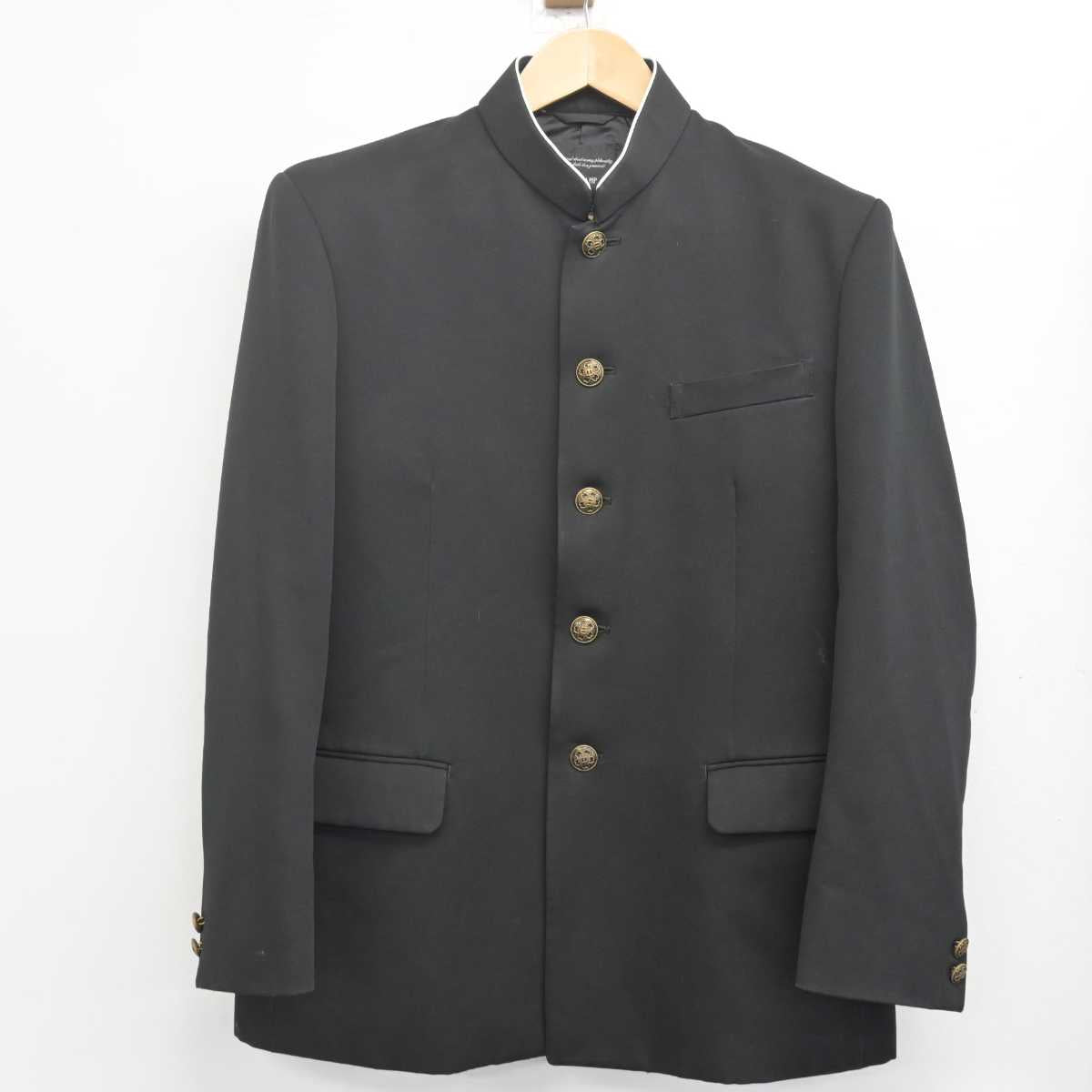 【中古】愛媛県 津田中学校 男子制服 2点 (学ラン・ズボン) sf070460