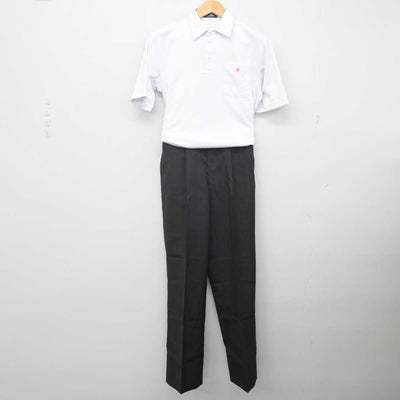 【中古】大阪府 アナン学園高等学校 男子制服 3点 (ニット・シャツ・ズボン) sf070463