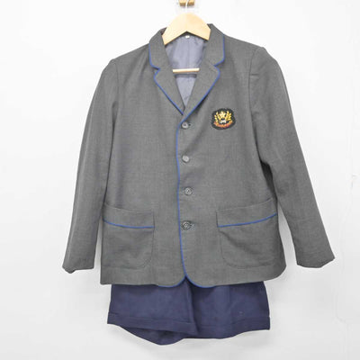 【中古】千葉県 暁星国際小学校 男子制服 2点 (ブレザー・ズボン) sf070476