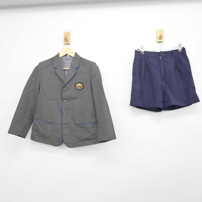 【中古】千葉県 暁星国際小学校 男子制服 2点 (ブレザー・ズボン) sf070477