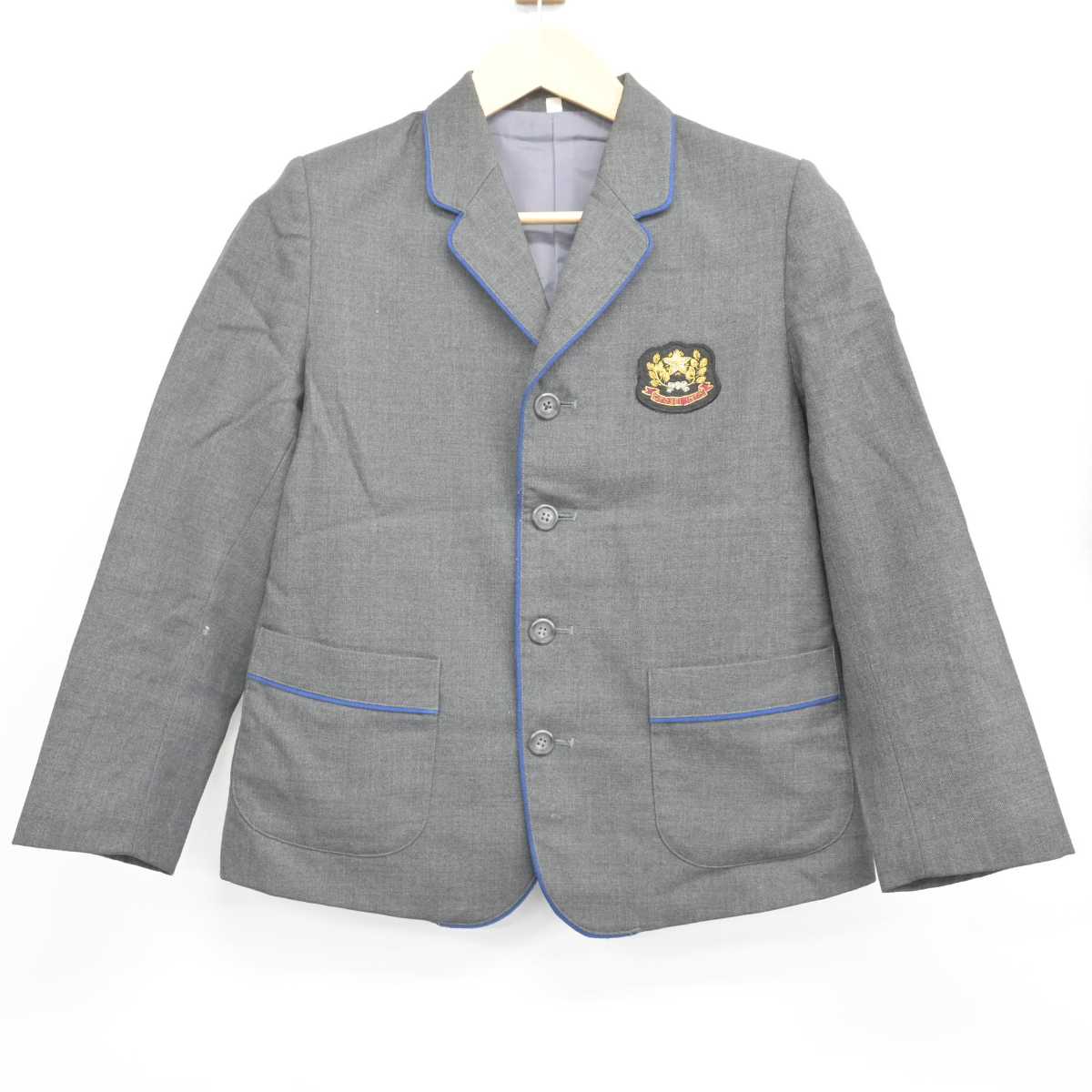 【中古】千葉県 暁星国際小学校 男子制服 2点 (ブレザー・ズボン) sf070477