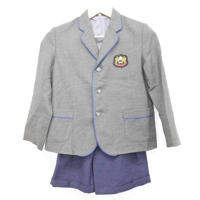 【中古】千葉県 暁星国際小学校 男子制服 2点 (ブレザー・ズボン) sf070478