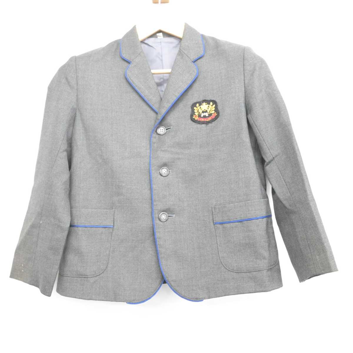 【中古】千葉県 暁星国際小学校 男子制服 2点 (ブレザー・ズボン) sf070478