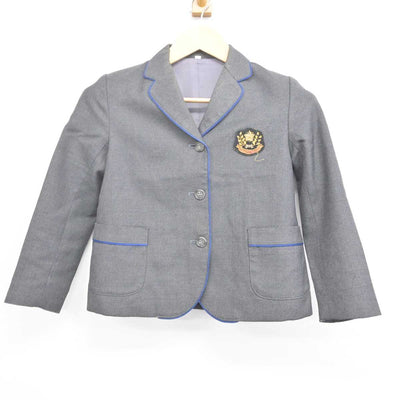 【中古】千葉県 暁星国際小学校 女子制服 3点 (ブレザー・ジャンパースカート) sf070481