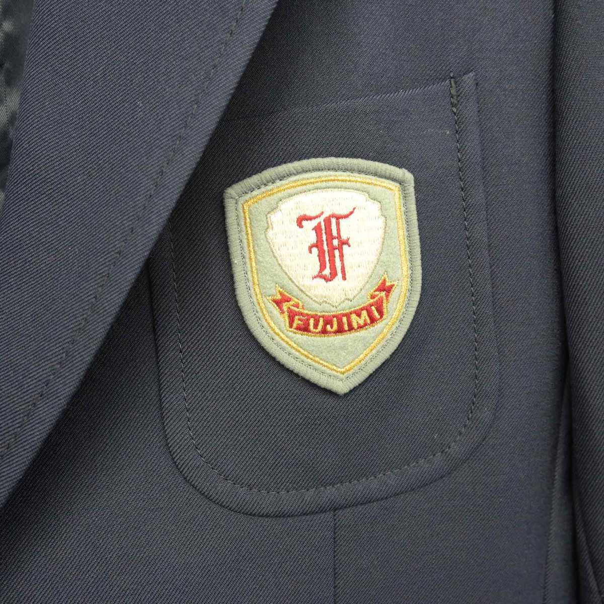 【中古】東京都 富士見中学高等学校 女子制服 2点 (ブレザー・スカート) sf070493