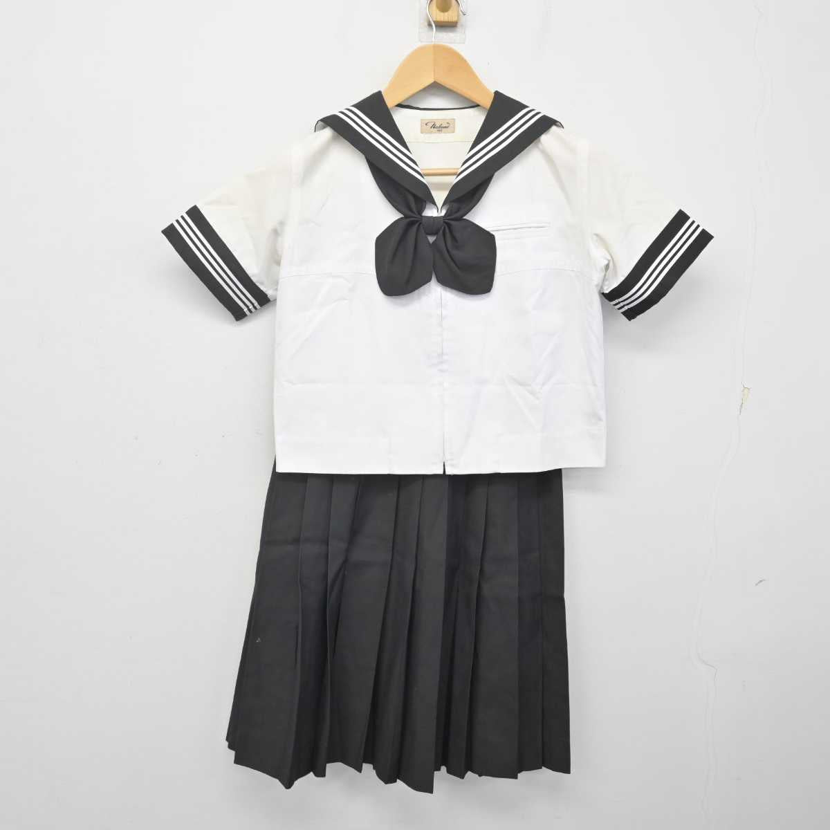 【中古】東京都 富士見中学高等学校 女子制服 4点 (セーラー服・スカート) sf070495