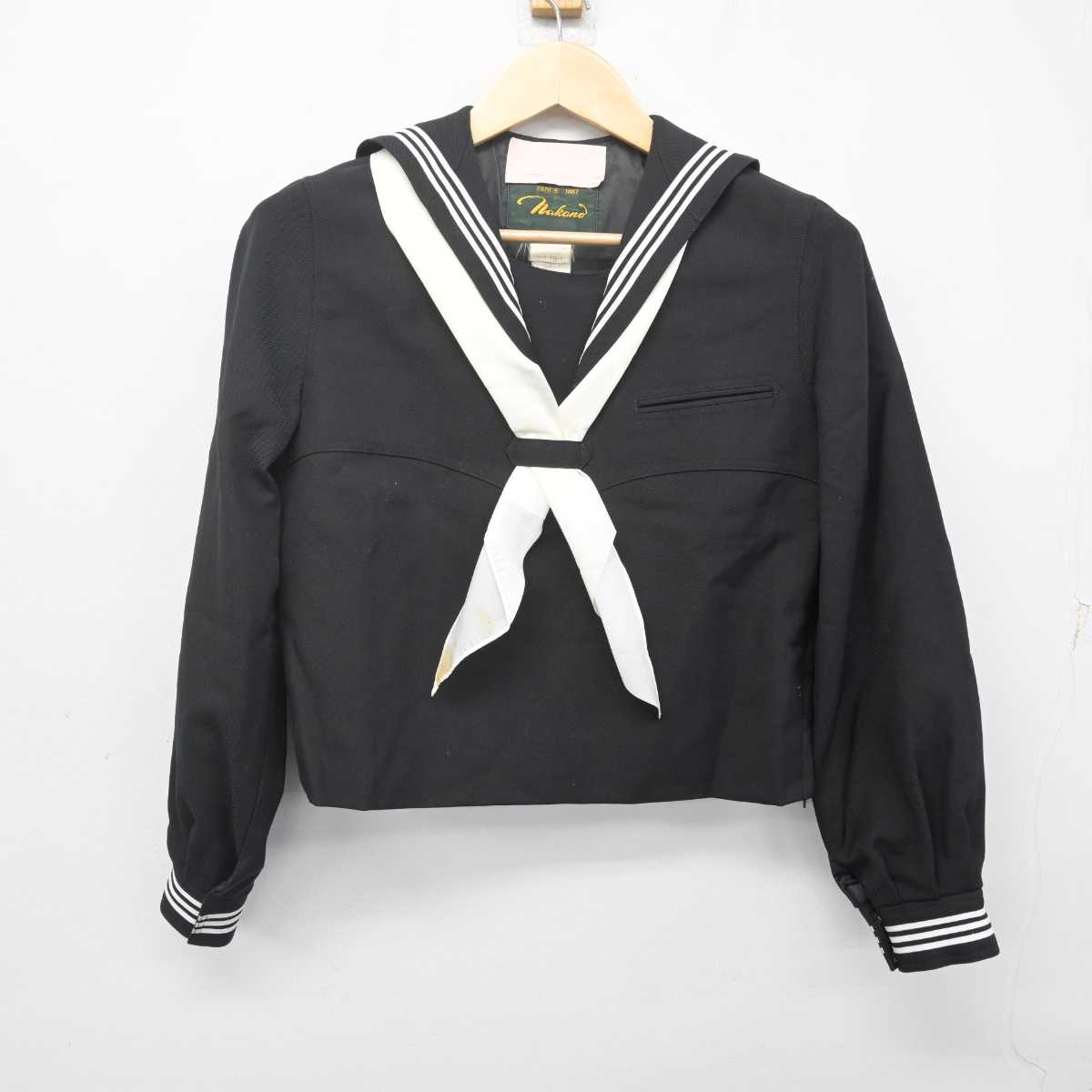 【中古】東京都 富士見中学高等学校 女子制服 3点 (セーラー服・スカート) sf070496