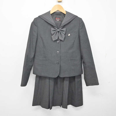 【中古】大阪府 学校法人淀ノ水学園昇陽中学校 女子制服 4点 (ブレザー・スカート) sf070500