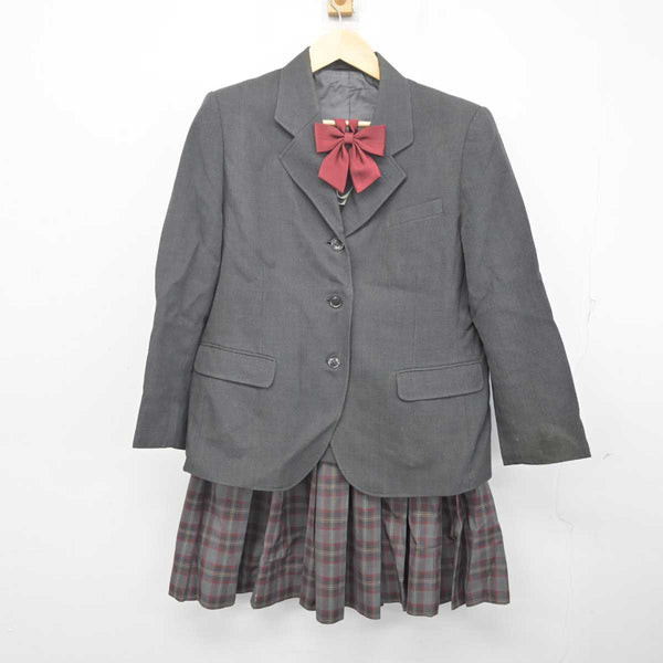 【中古】東京都 三田中学校 女子制服 3点 (ブレザー・スカート) sf070519