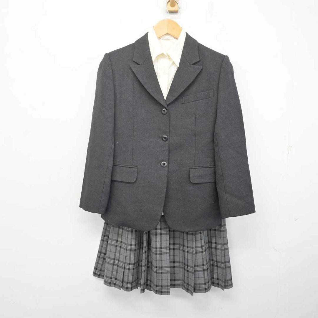 【中古】埼玉県 大妻嵐山中学校・高等学校 女子制服 4点 (ブレザー・ニット・シャツ・スカート) sf070524 | 中古制服通販パレイド