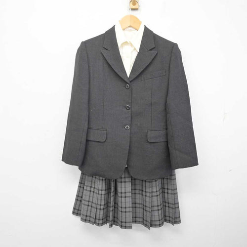 国産千葉県 富里北中学校 女子制服 3点（セーラー服・ジャンパースカート）sf002949 学生服