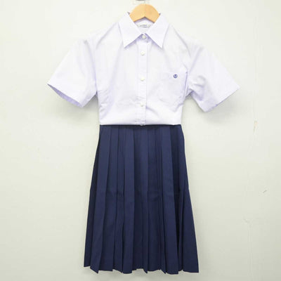 【中古】青森県 八戸北高等学校 女子制服 2点 (シャツ・スカート) sf070531