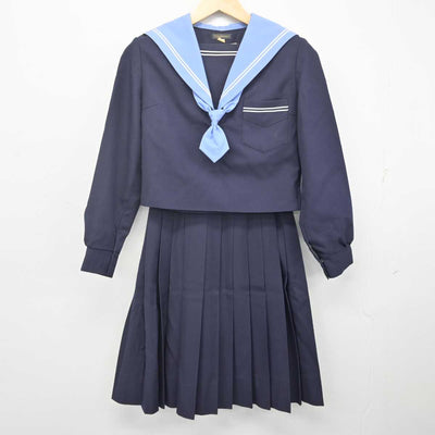 【中古】大阪府 泉陽高等学校 女子制服 3点 (セーラー服・スカート) sf070539