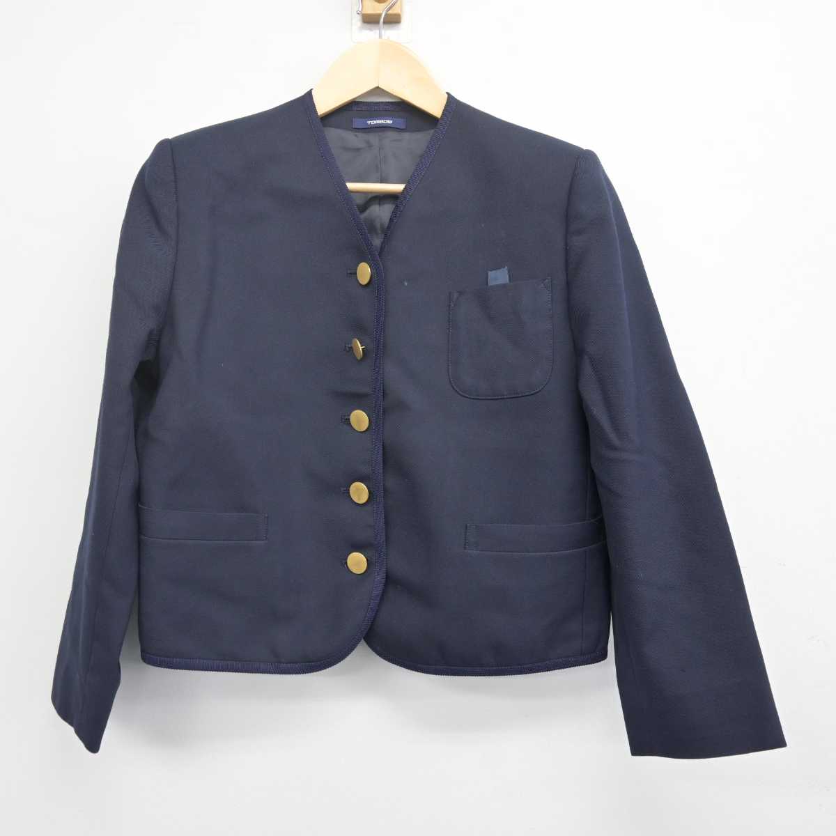 【中古】岡山県 香和中学校 女子制服 3点 (ブレザー・スカート) sf070541