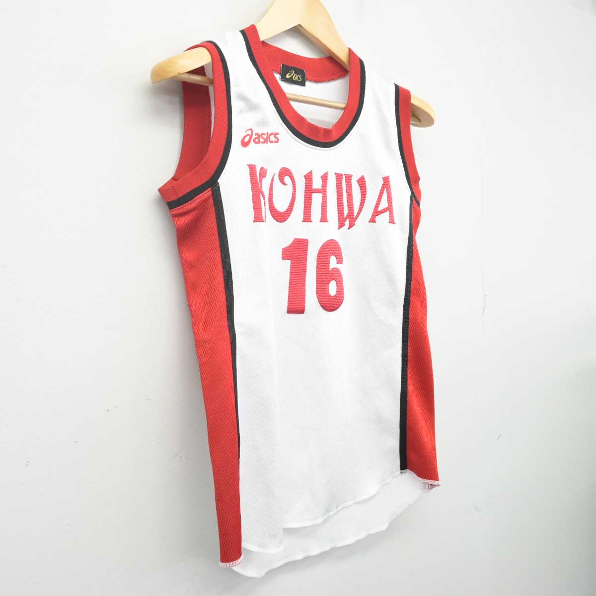 【中古】岡山県 香和中学校/バスケットボール部ユニフォーム 女子制服 1点 (部活ユニフォーム 上) sf070544