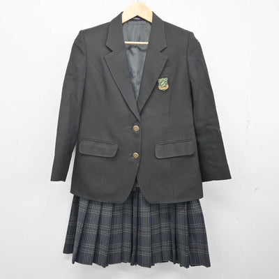 【中古】京都府 花園中学校 女子制服 3点 (ブレザー・スカート・スカート) sf070548