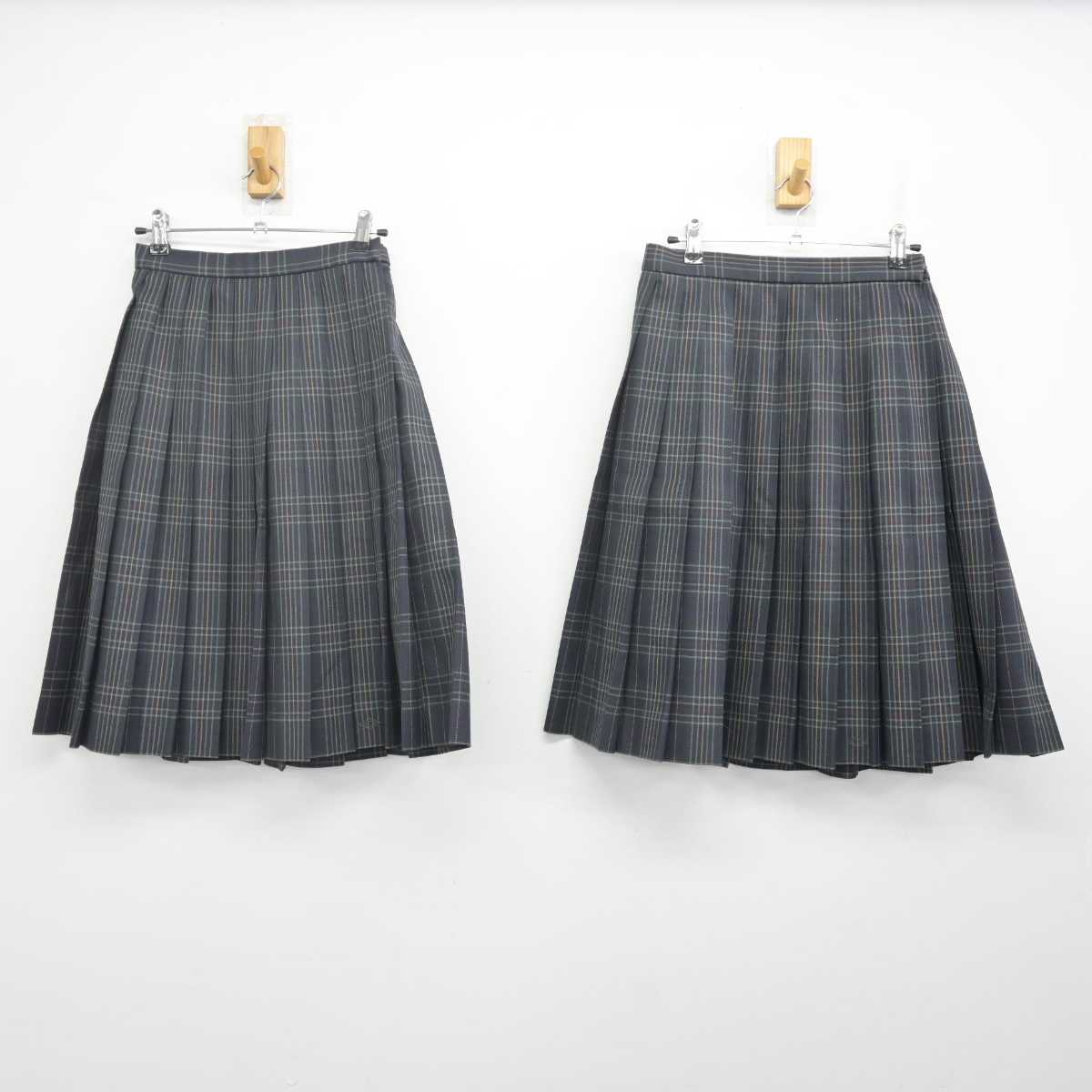 【中古】京都府 花園中学校 女子制服 3点 (ブレザー・スカート・スカート) sf070548