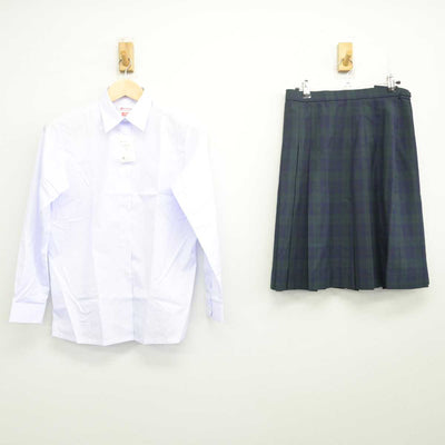 【中古】宮城県 田子中学校 女子制服 2点 (シャツ・スカート) sf070554