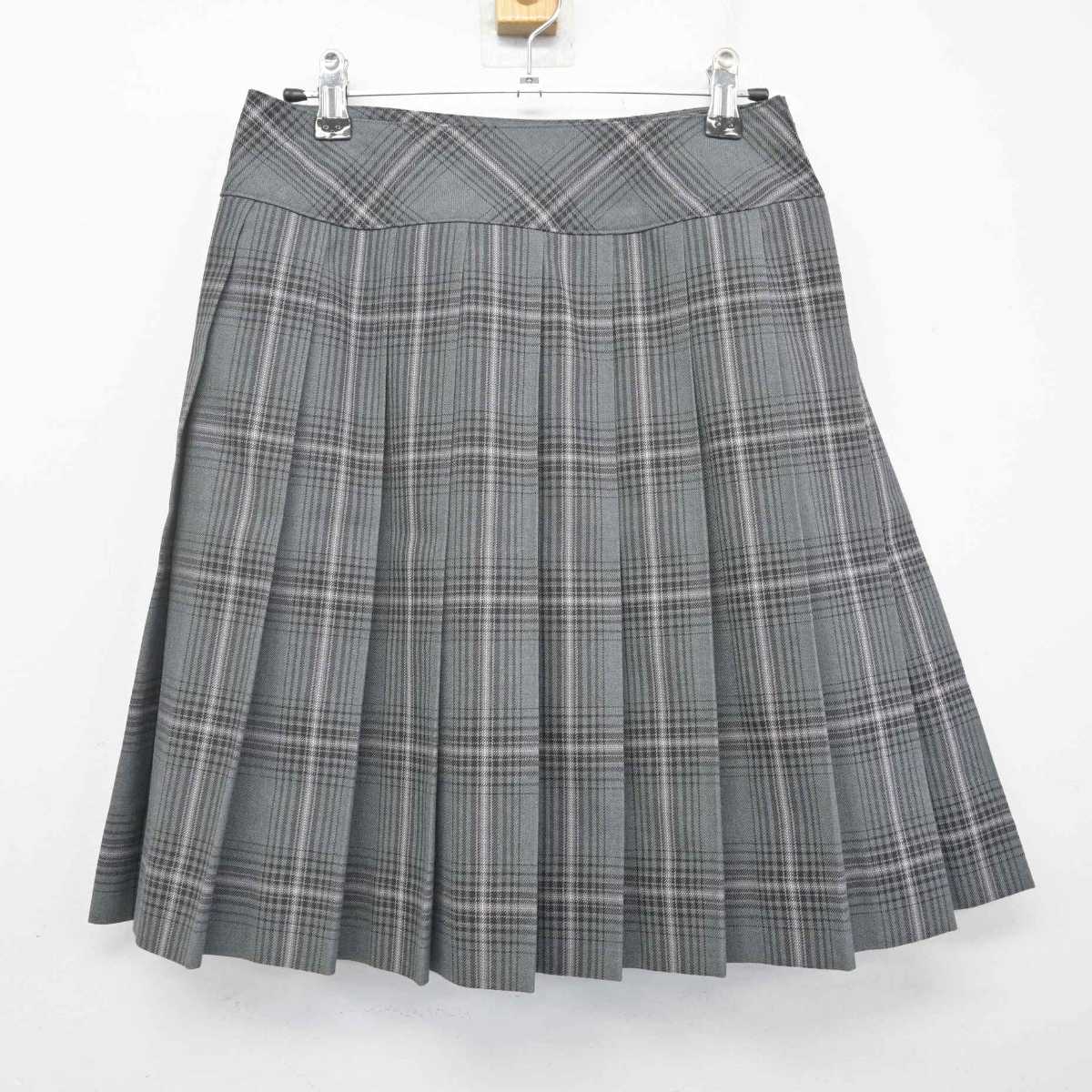 【中古】埼玉県 越谷東高等学校 女子制服 5点 (ブレザー・ニット・スカート) sf070557