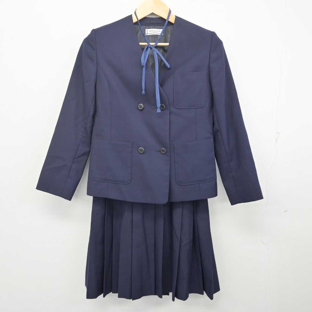 【中古】北海道 琴似中学校 女子制服 3点 (ブレザー・スカート) sf070559