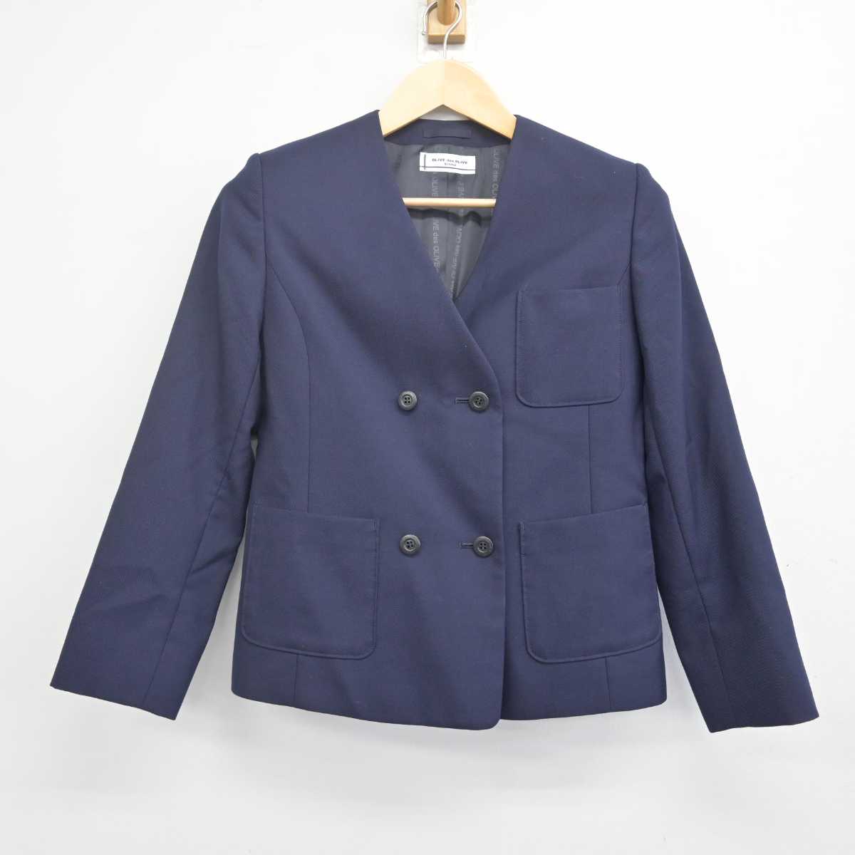 【中古】北海道 琴似中学校 女子制服 3点 (ブレザー・スカート) sf070559