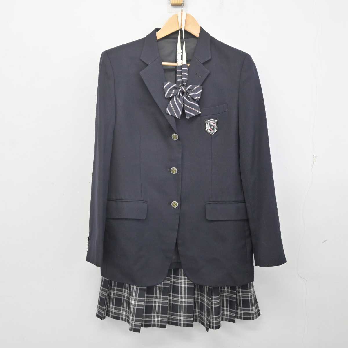 【中古】埼玉県 滑川総合高等学校 女子制服 3点 (ブレザー・スカート) sf070574