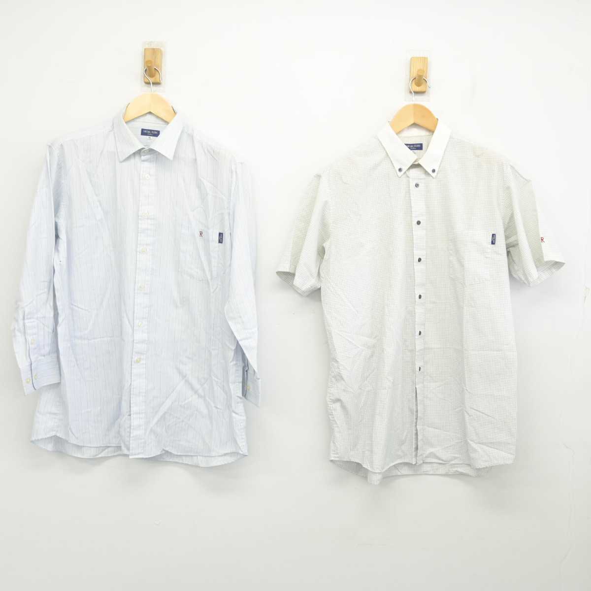 【中古】北海道 立命館慶祥高等学校 男子制服 2点 (シャツ) sf070586