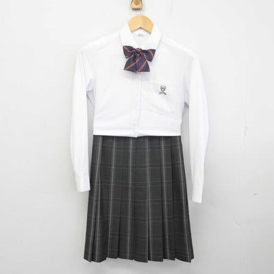 【中古】千葉県 千葉黎明高等学校 女子制服 4点 (ブレザー・シャツ・スカート) sf070601