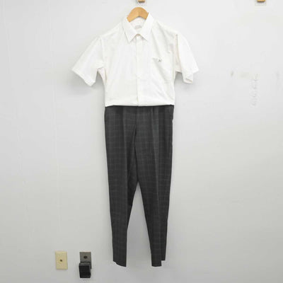 【中古】千葉県 四街道高等学校 男子制服 2点 (シャツ・ズボン) sf070604