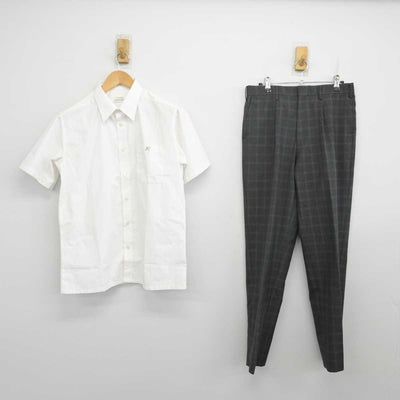 【中古】千葉県 四街道高等学校 男子制服 2点 (シャツ・ズボン) sf070604